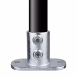 Surface Mount Flange Galvanised Clamp