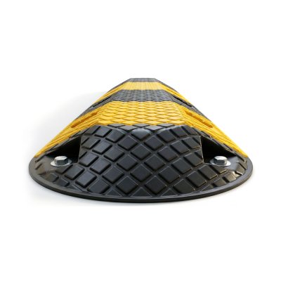 Modular Polymer Speed Hump - High-Visibility Plastic