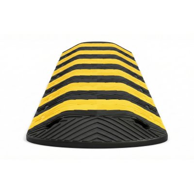 Heavy-Duty Rubber Speed Hump - With Reflectors