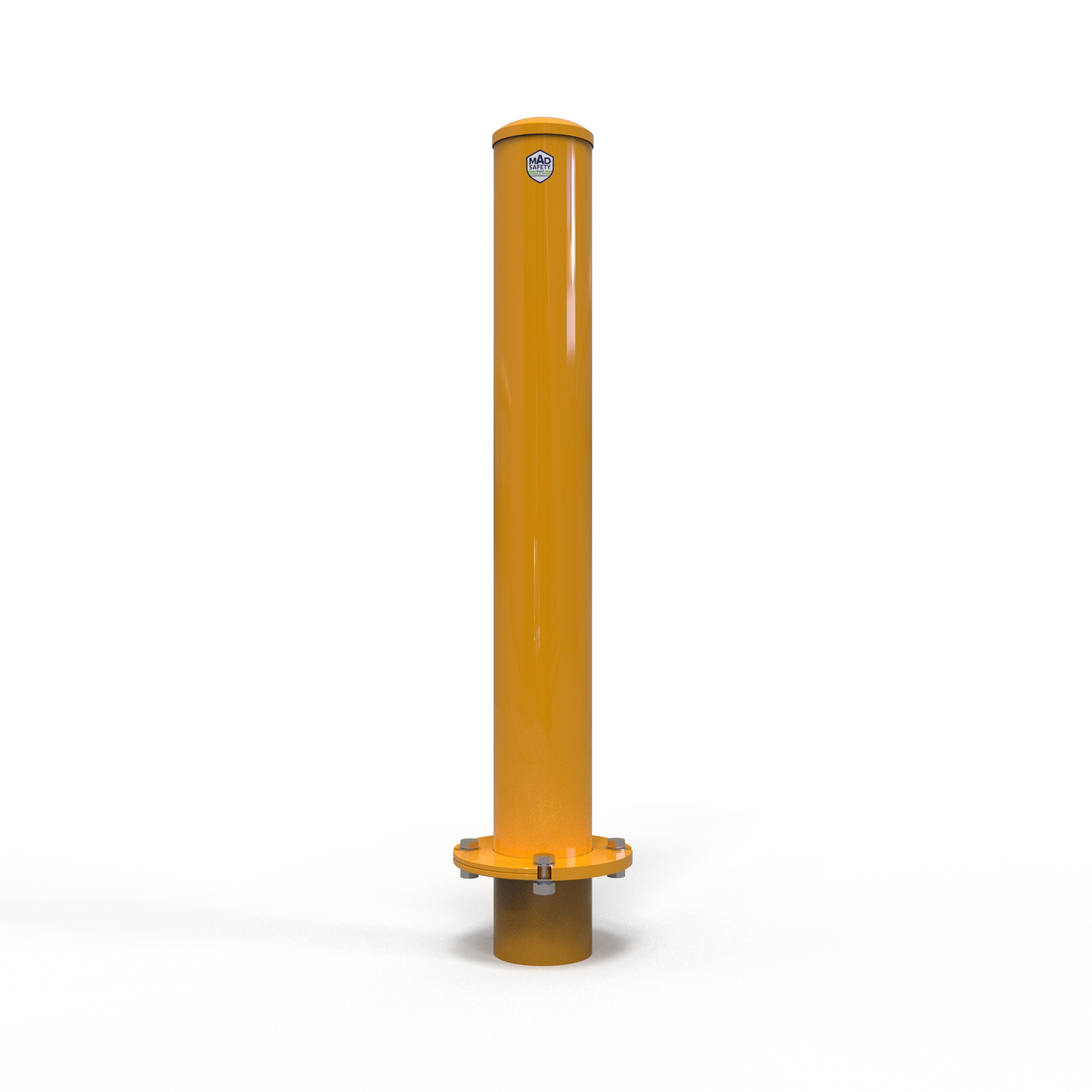 Breakaway Double Flanged Bollards – Impact Yielding Safety Posts